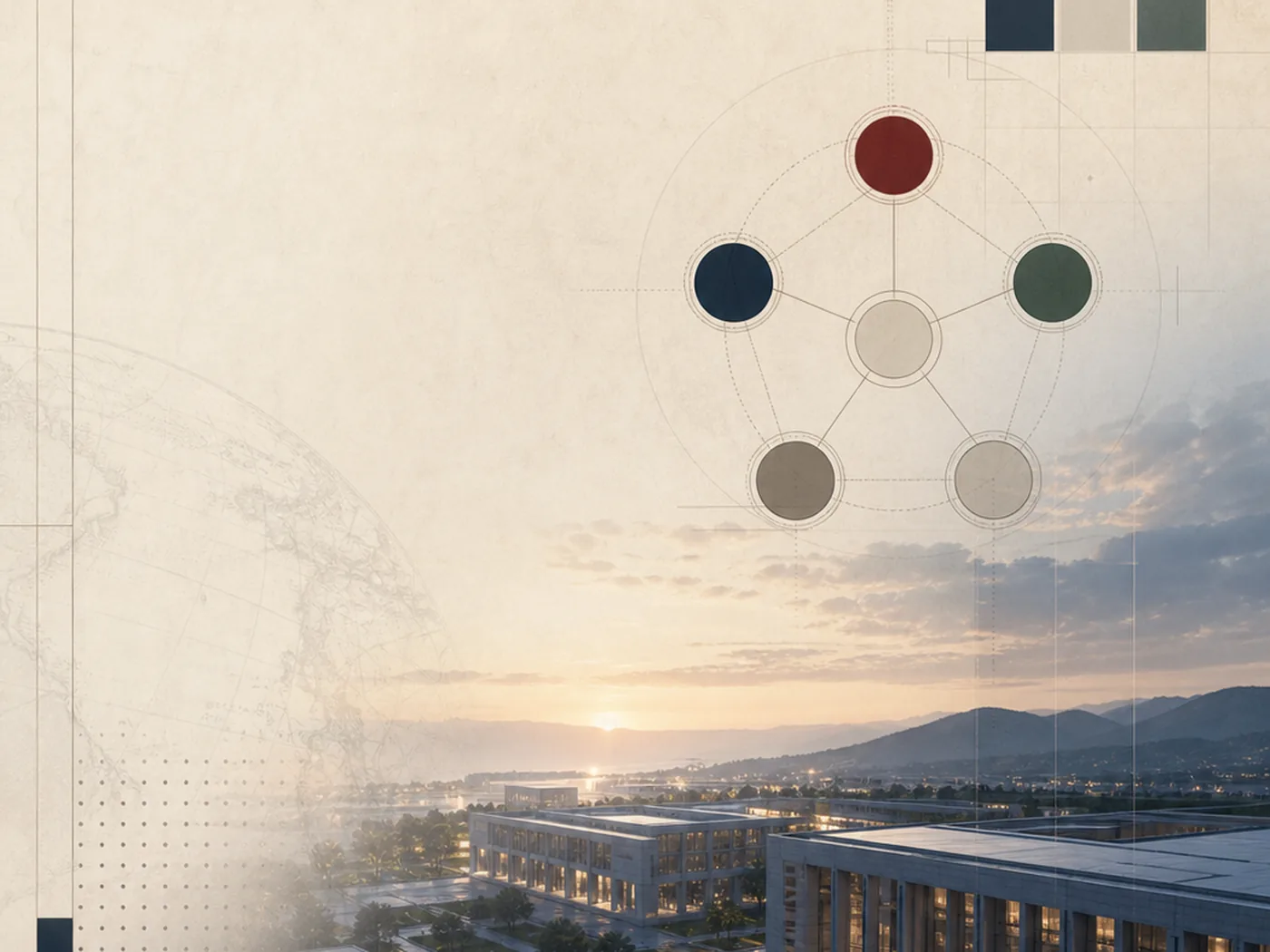 Interfaculty academic architecture and campus landscape / 跨学院学术架构与校园景观